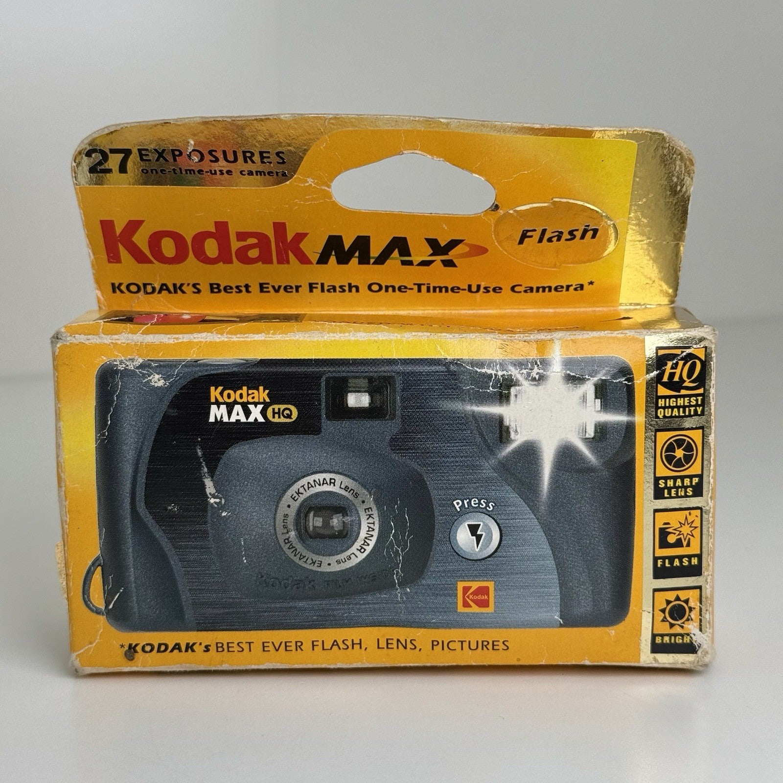 Kodak Max HQ Single Use Disposable Camera 27 Shots Exp 06/2004