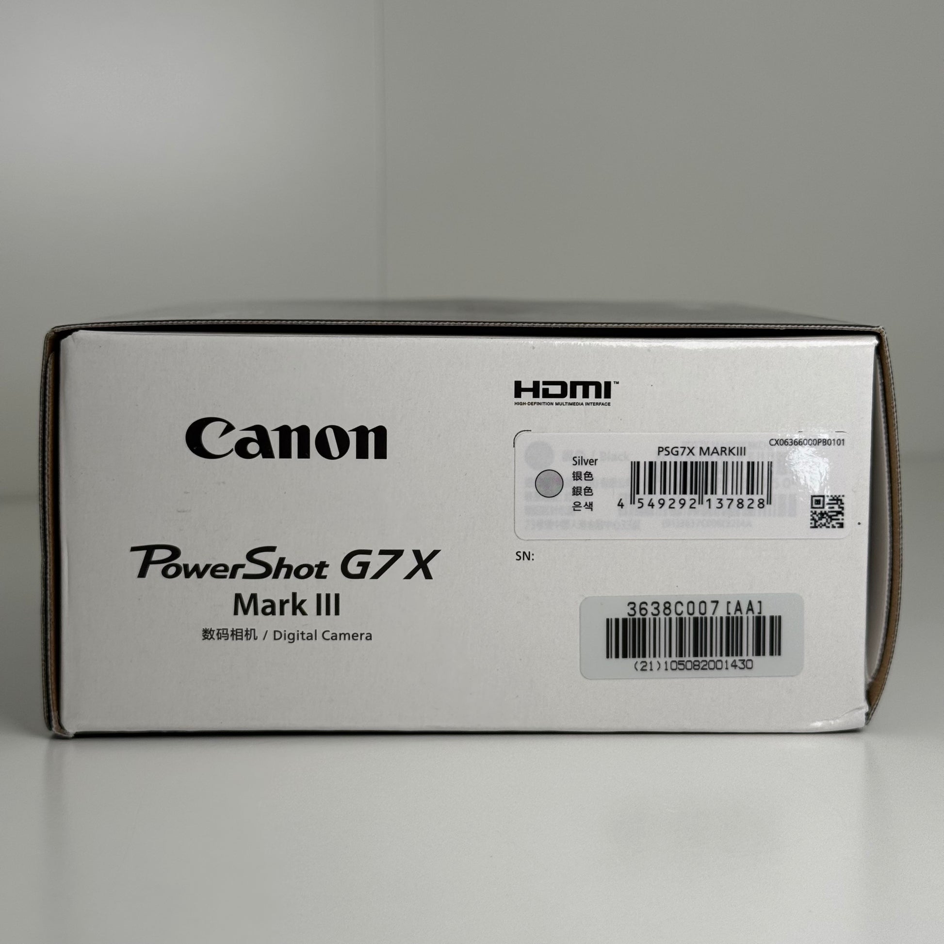 Canon PowerShot G7 X Mark III 20.1MP Compact Camera Silver