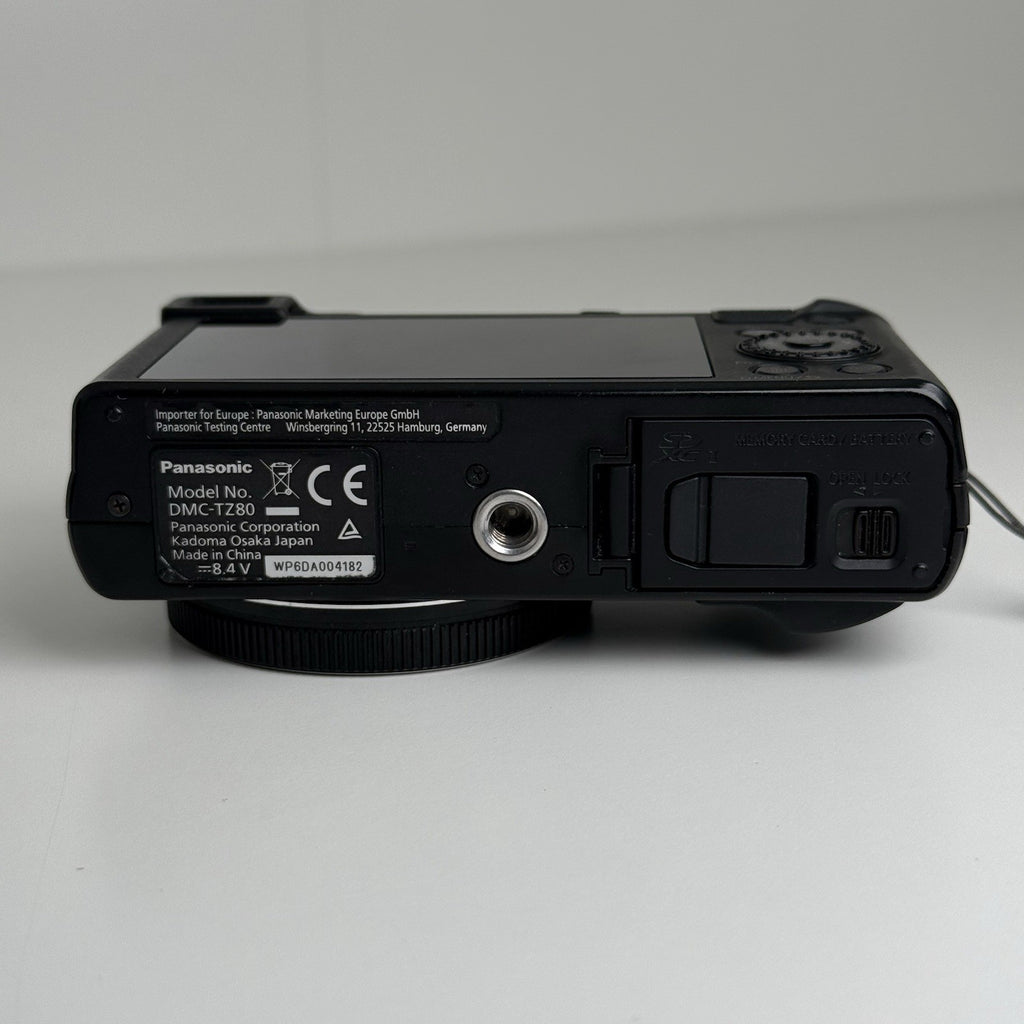 Panasonic LUMIX DMC-TZ80 Black Compact Digital Camera