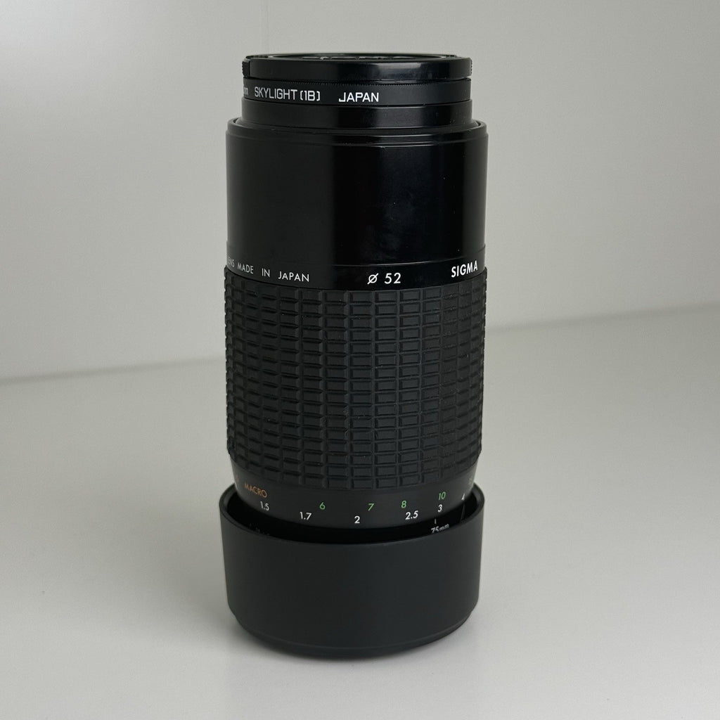 Sigma Zoom-K III 75–300mm f/3.5–4.5 Macro Multi-Coated Lens Black MARKS ON LENS!