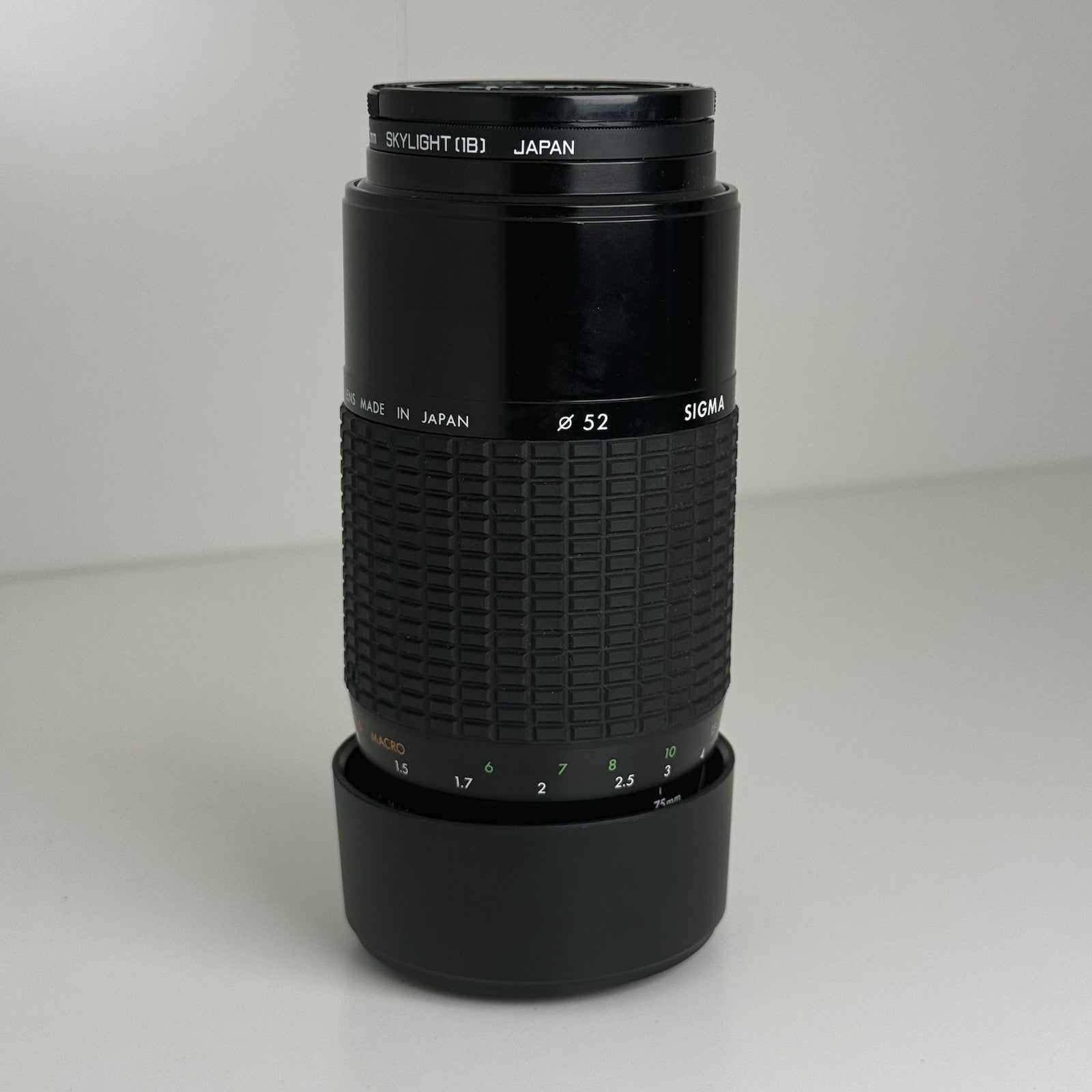 Sigma Zoom-K III 75–300mm f/3.5–4.5 Macro Multi-Coated Lens Black MARKS ON LENS!