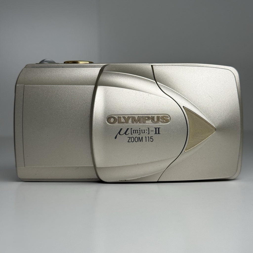 Olympus mju-II Zoom 115 Gold 35mm Film Camera