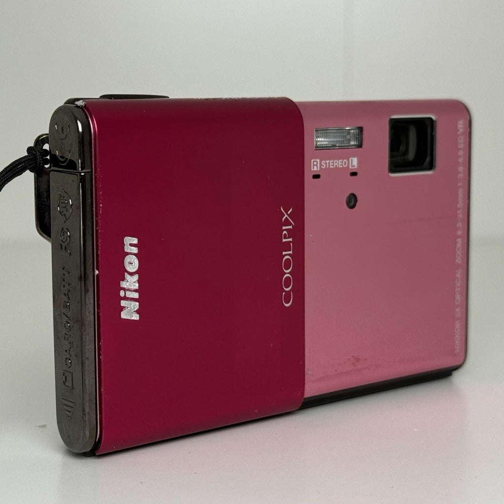 Nikon Coolpix S80 Pink Touchscreen Compact Digital Camera
