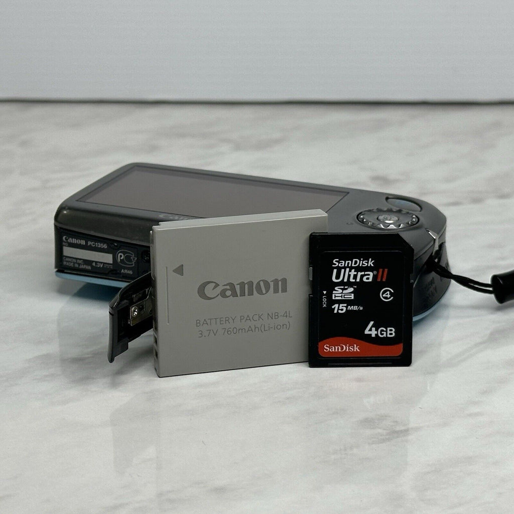 Canon IXUS 110 IS 12.1 MP Blue Digital Camera