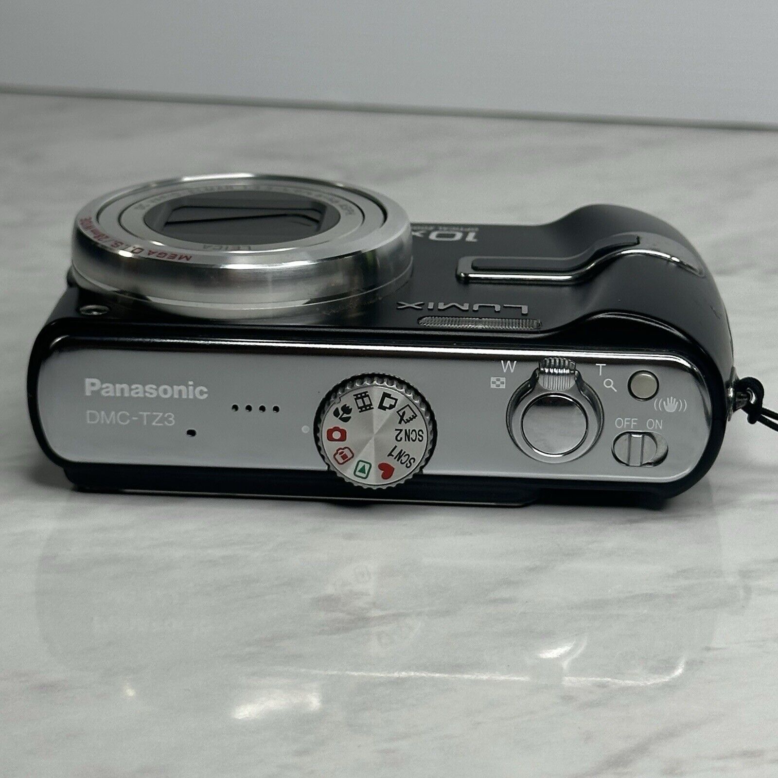Panasonic Lumix DMC-TZ3 Black Silver Digital Camera