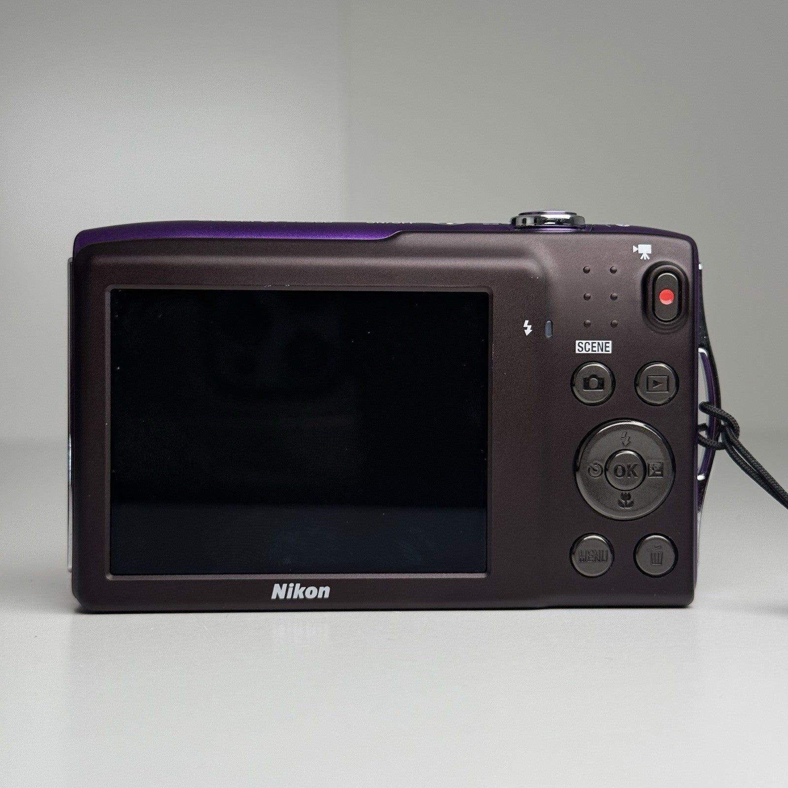 Nikon Coolpix S3300 Purple Compact Digital Camera + Battery