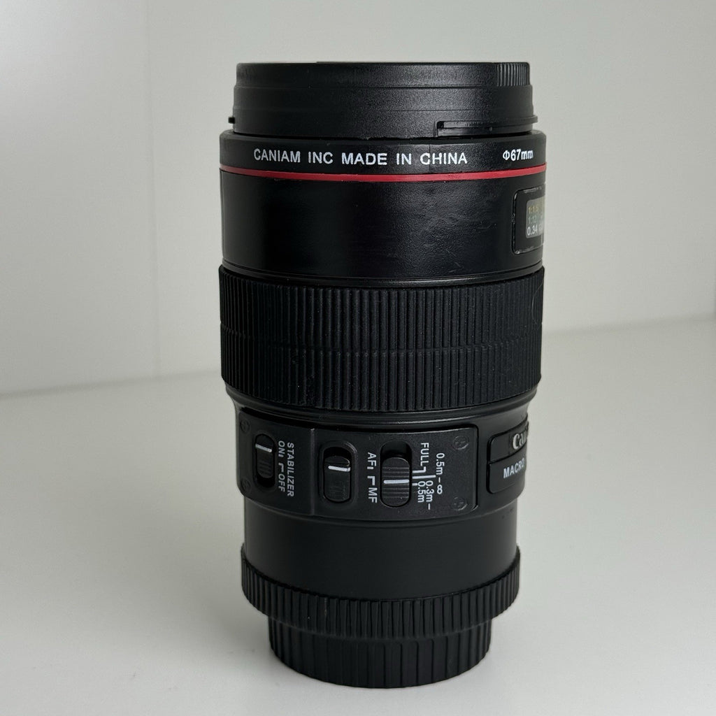 Canon Macro 100mm Camera Lens Cup Stainless Steel Coffee Mug For Drinks