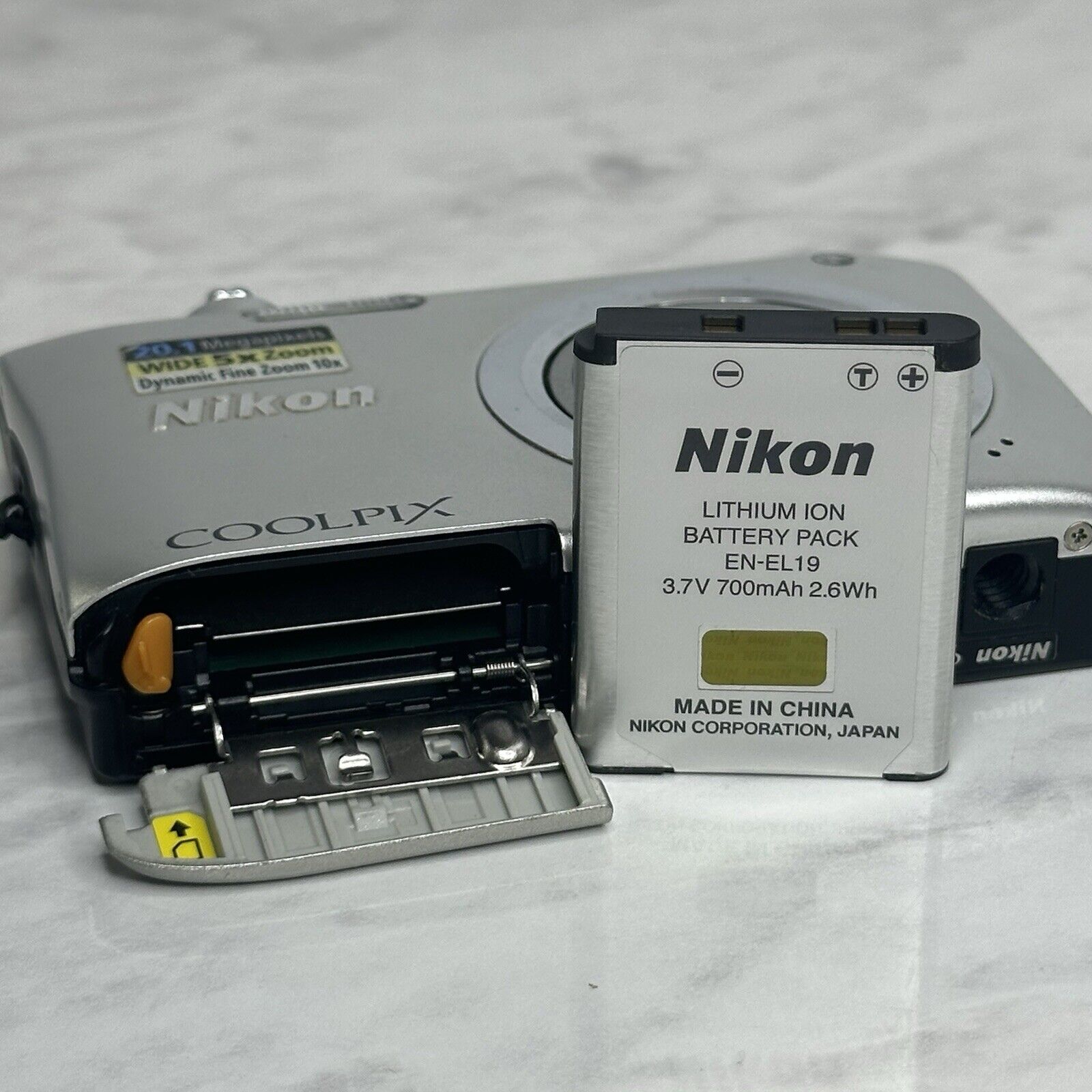 Nikon Coolpix A100 Champagne Silver Digital Camera