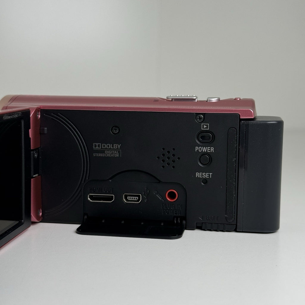 Sony Handycam HDR-CX270E Full HD Pink Camcorder + More