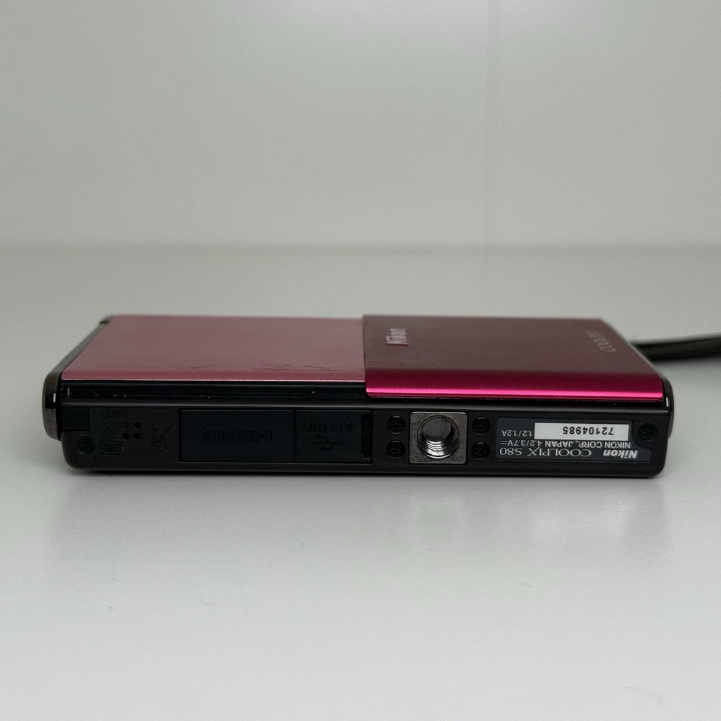 Nikon Coolpix S80 Pink Touchscreen Compact Digital Camera