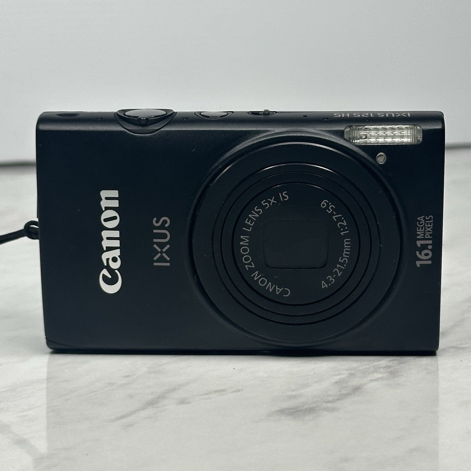 Canon IXUS 125 HS (PowerShot ELPH 110 HS) Black Compact Digital Camera