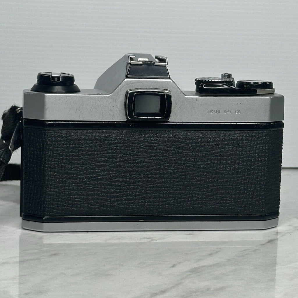 Pentax K1000 Black Silver 35mm Film Camera + 3 Lenses