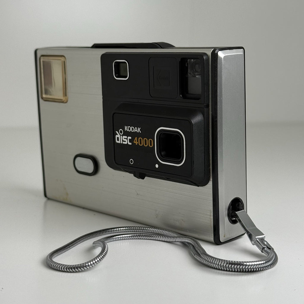 Kodak Disc 4000 Silver Compact Disc Camera with Disc Film & Box
