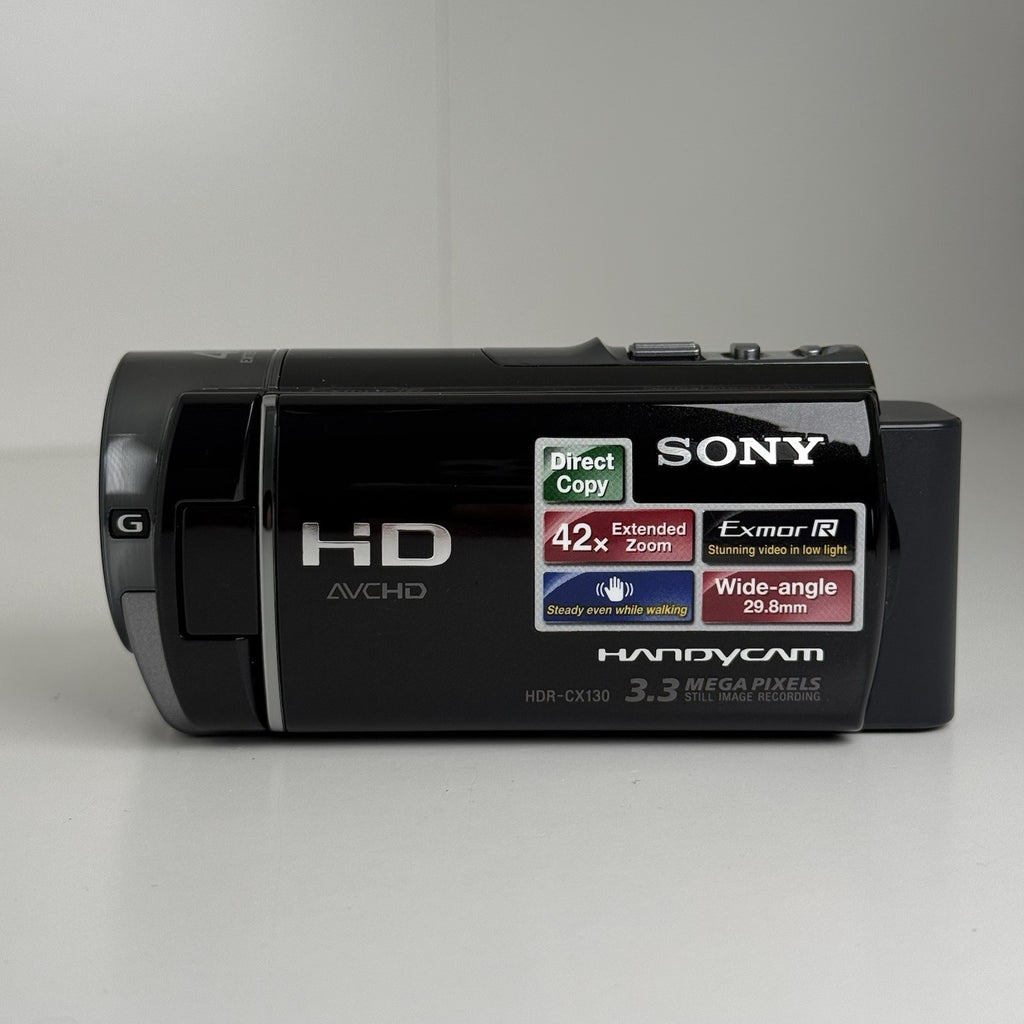Sony Handycam HDR-CX130E Black Video Camera Camcorder