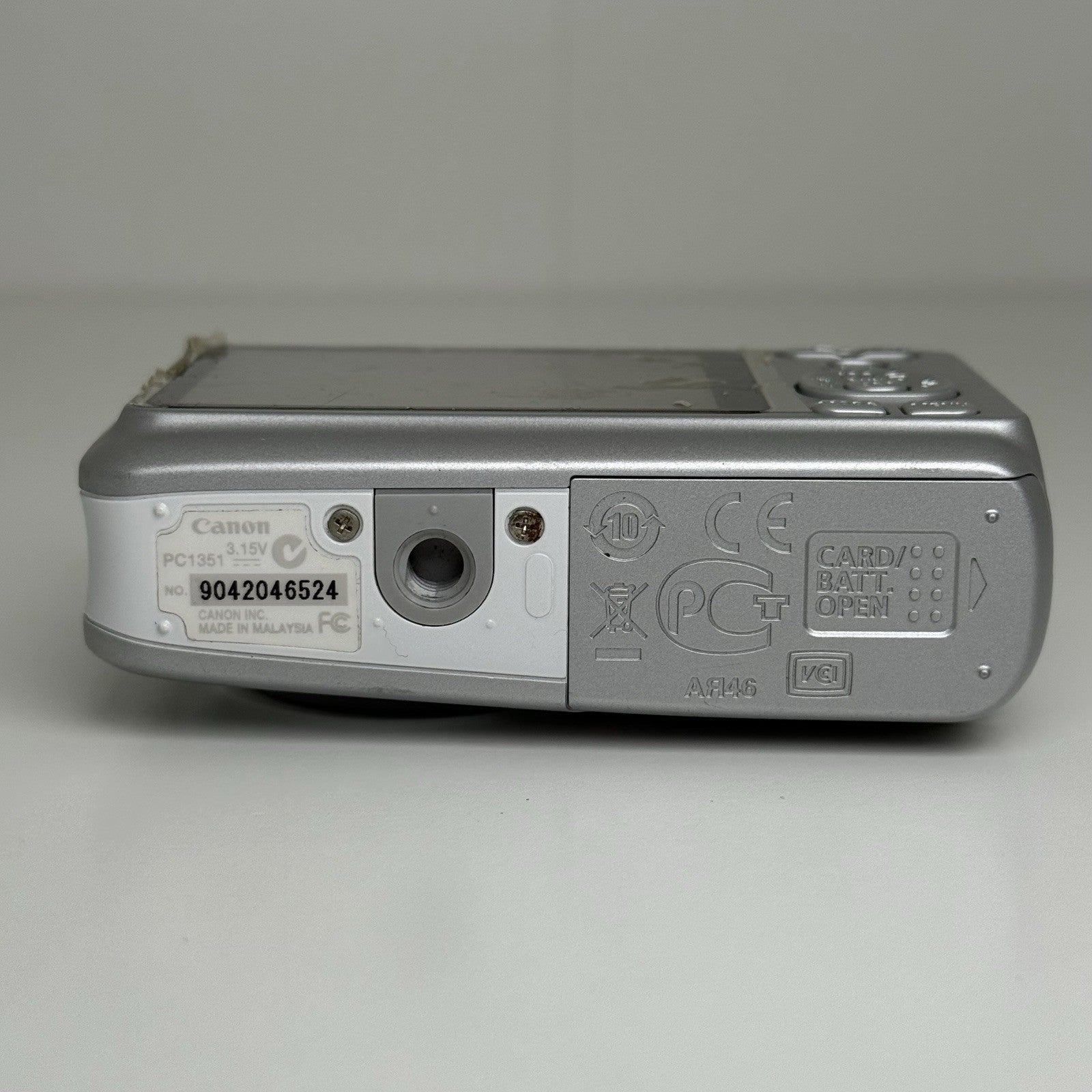 Canon Power Shot A480 Silver Compact Digital Camera