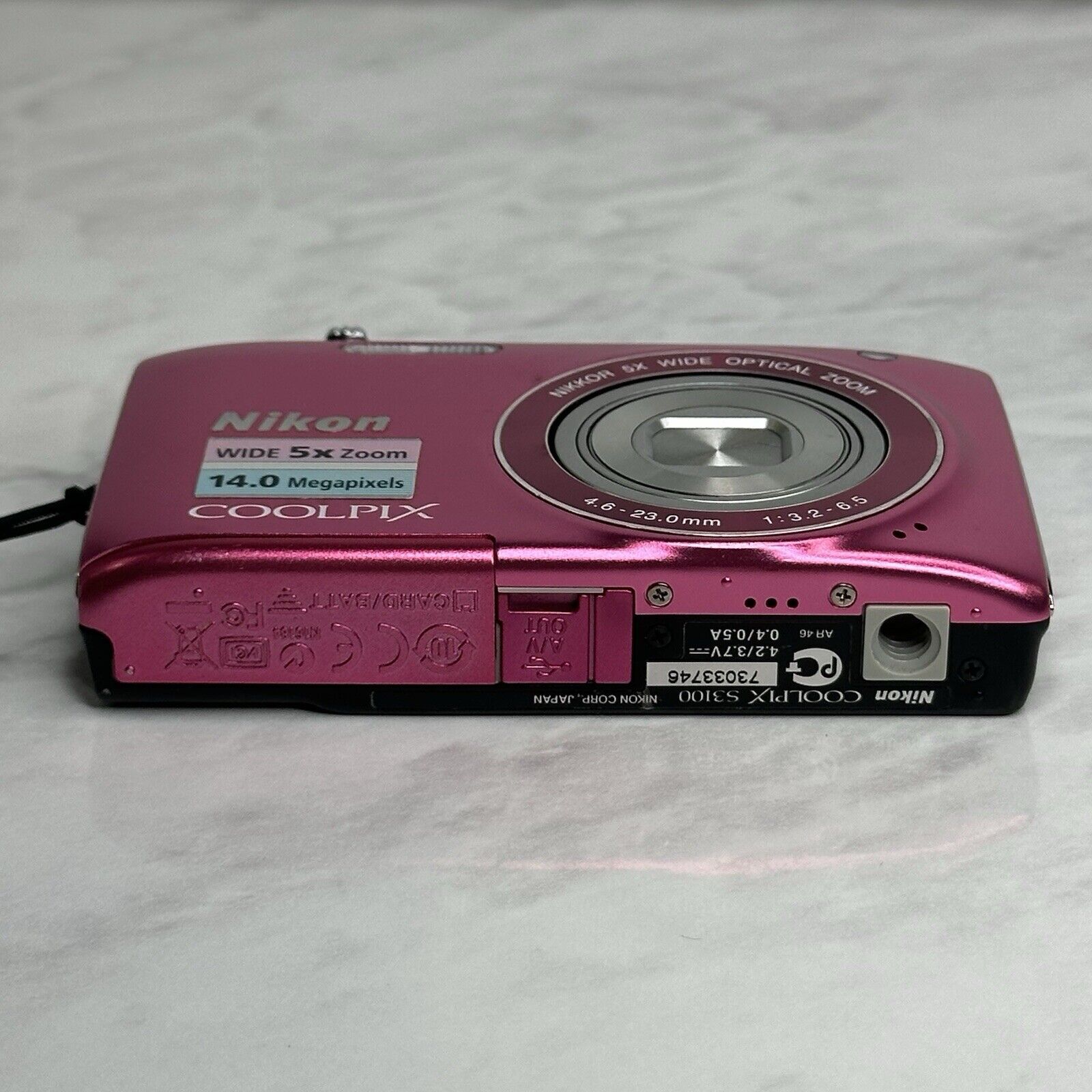 Nikon Coolpix S3100 Pink Digital Camera