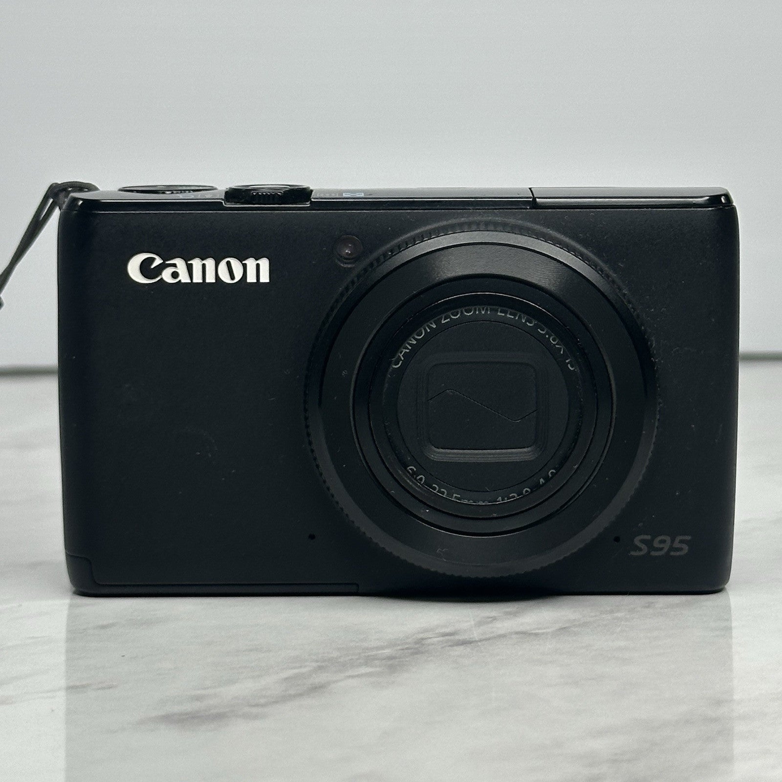 Canon PowerShot S95 Black Compact Digital Camera with Box +More TESTED & WORKING
