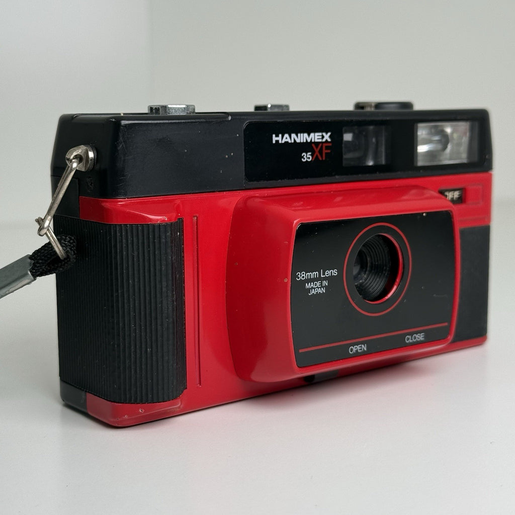 Hanimex 35 FX Red Compact 35mm Film Camera Point & Shoot