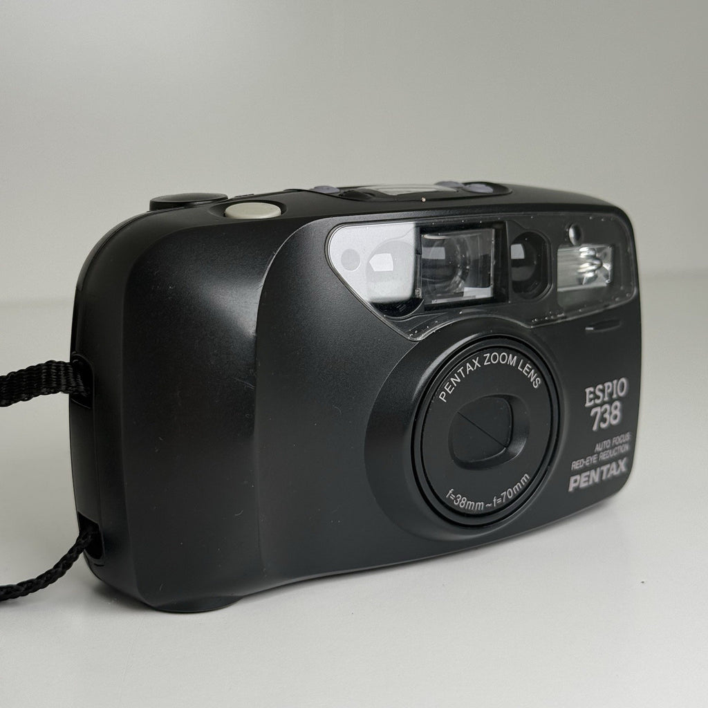 Pentax Espio 738 Point & Shoot 35mm Grey Compact Film Camera