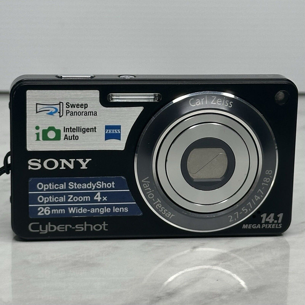 Sony CyberShot DSC-W350 Black Digital Camera