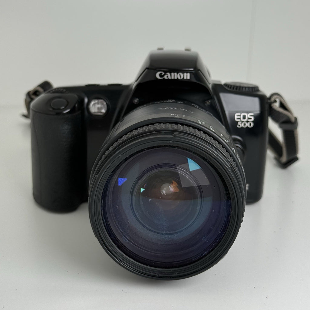 Canon EOS 500 35mm SLR Film Camera with Sigma 28-200mm Lens