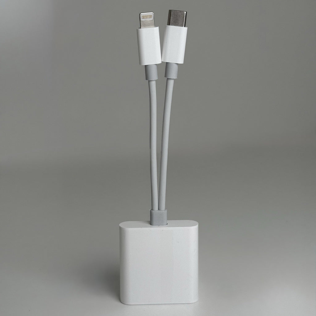 SD Card Reader with USB-C and Lightning 2in1 Cable Memory Card Reader