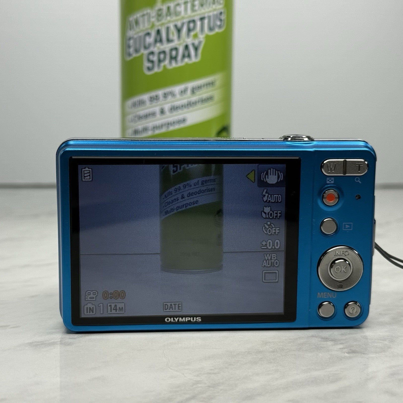 Olympus VG-140 Blue Compact Digital Camera