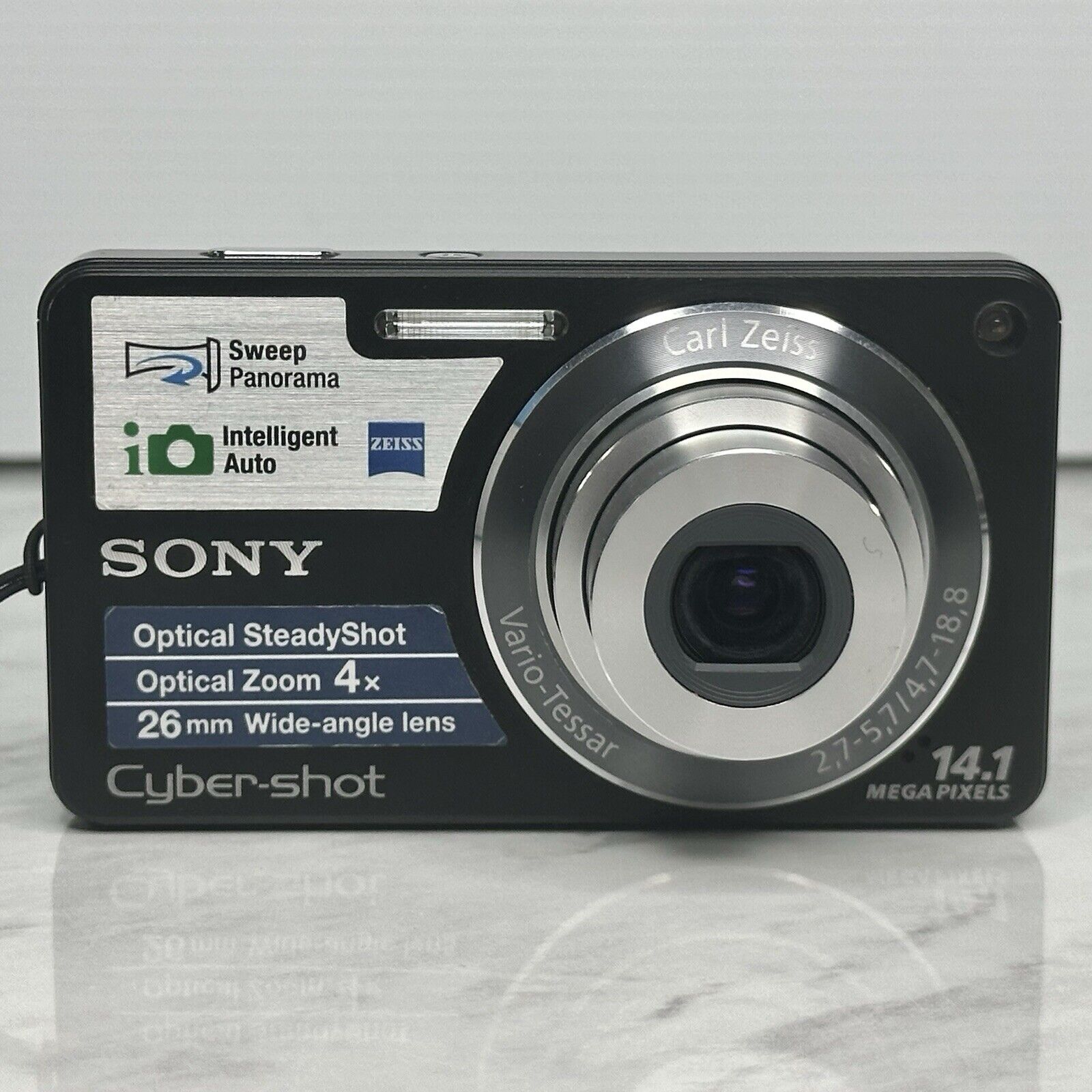 Sony CyberShot DSC-W350 Black Digital Camera