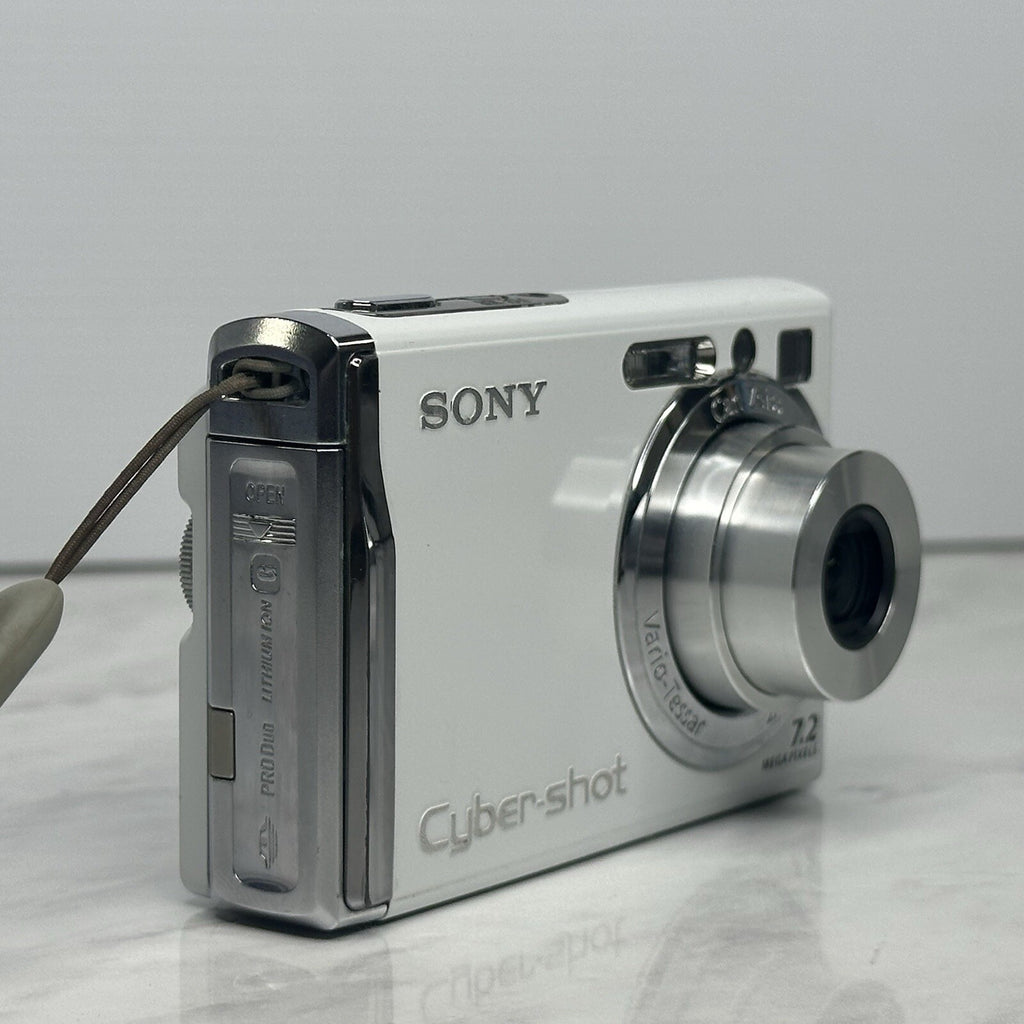 Sony CyberShot Super Steady Shot DSC-W80 White Digital Camera