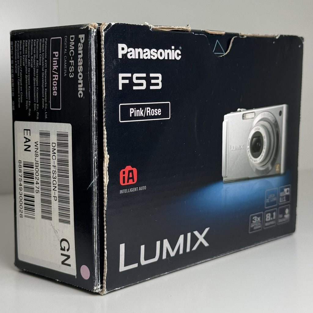 Panasonic Lumix DMC-FS3 Pink Compact Digital Camera