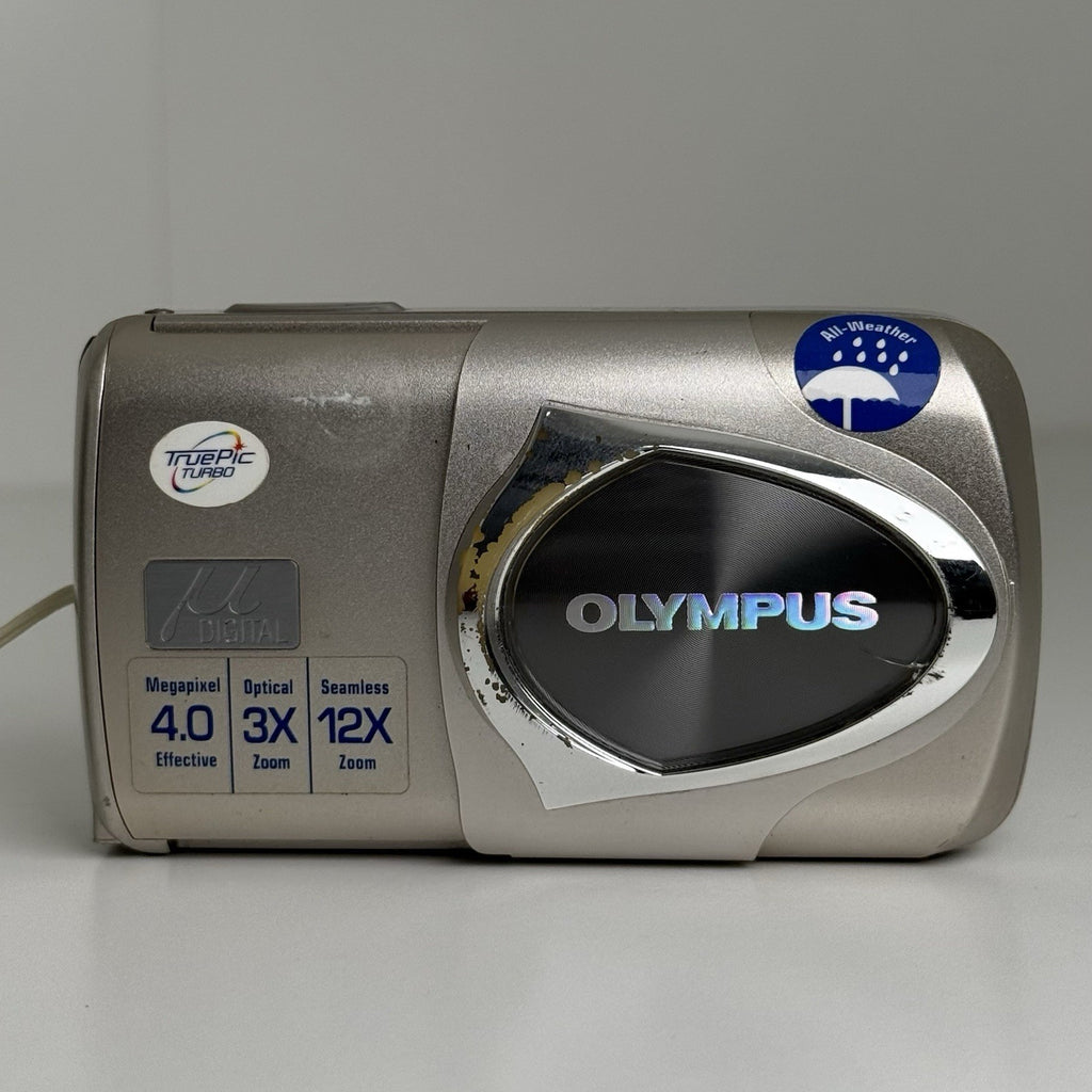 Olympus Stylus 410 Champagne Compact Digital Camera + Battery