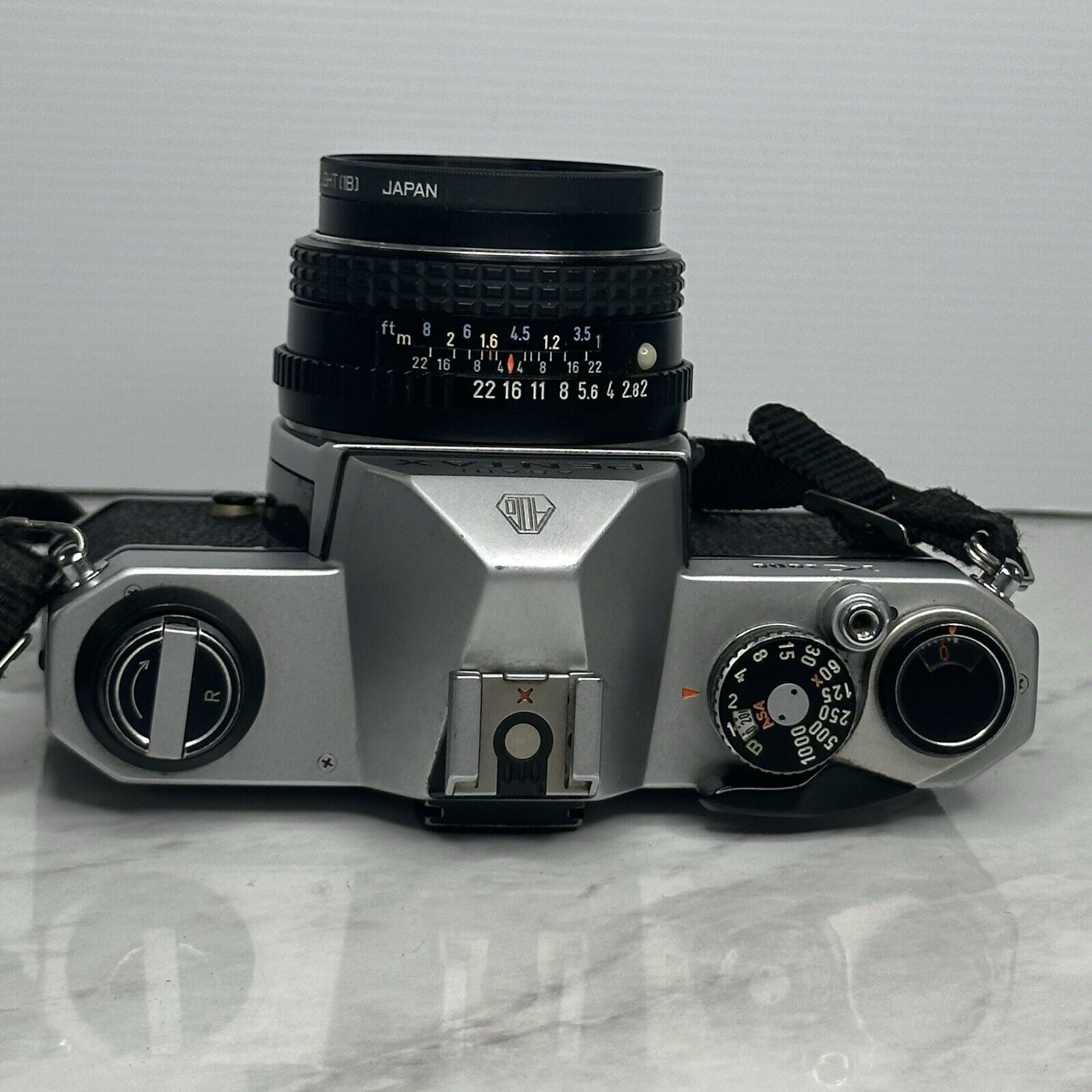 Pentax K1000 Black Silver 35mm Film Camera + 3 Lenses