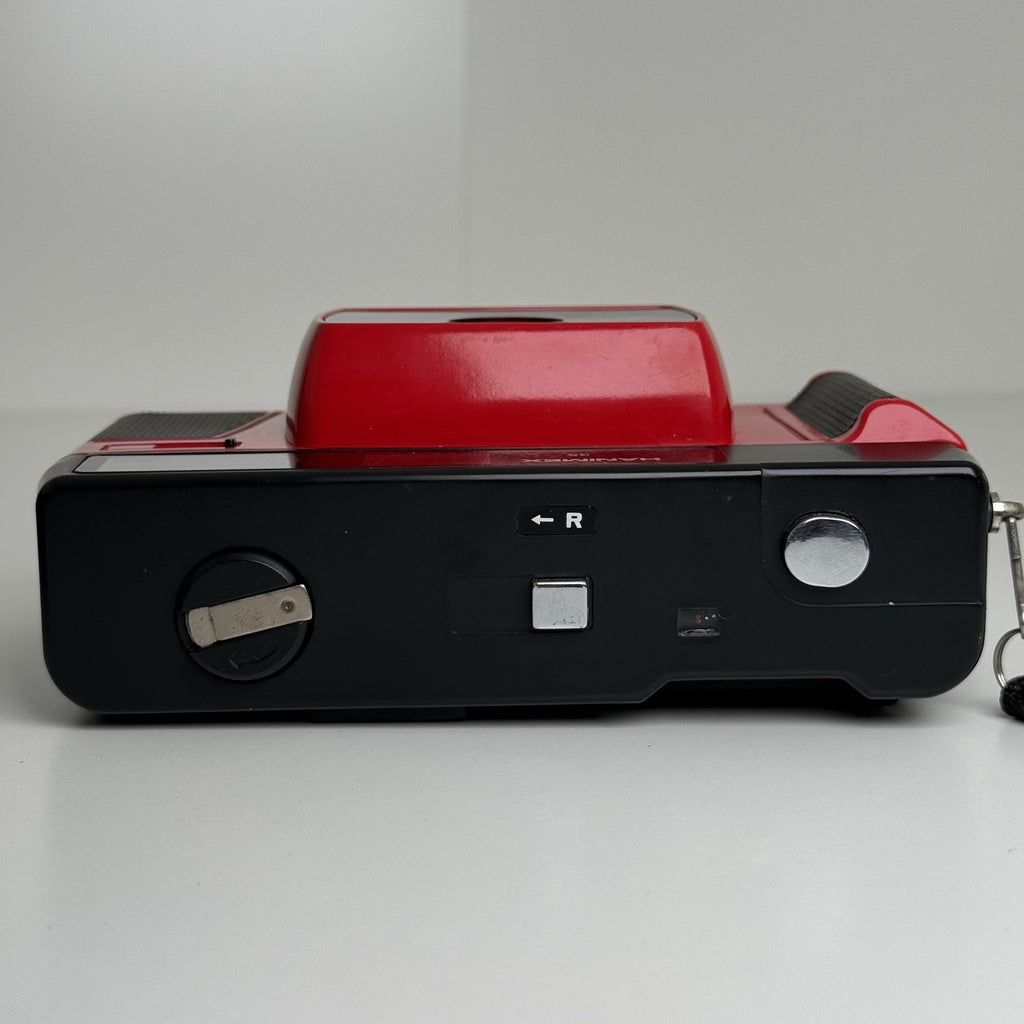 Hanimex 35 FX Red Compact 35mm Film Camera Point & Shoot