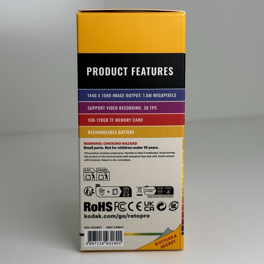 Kodak Charmera Keychain Digital Camera Collectable Blind Mystery Box