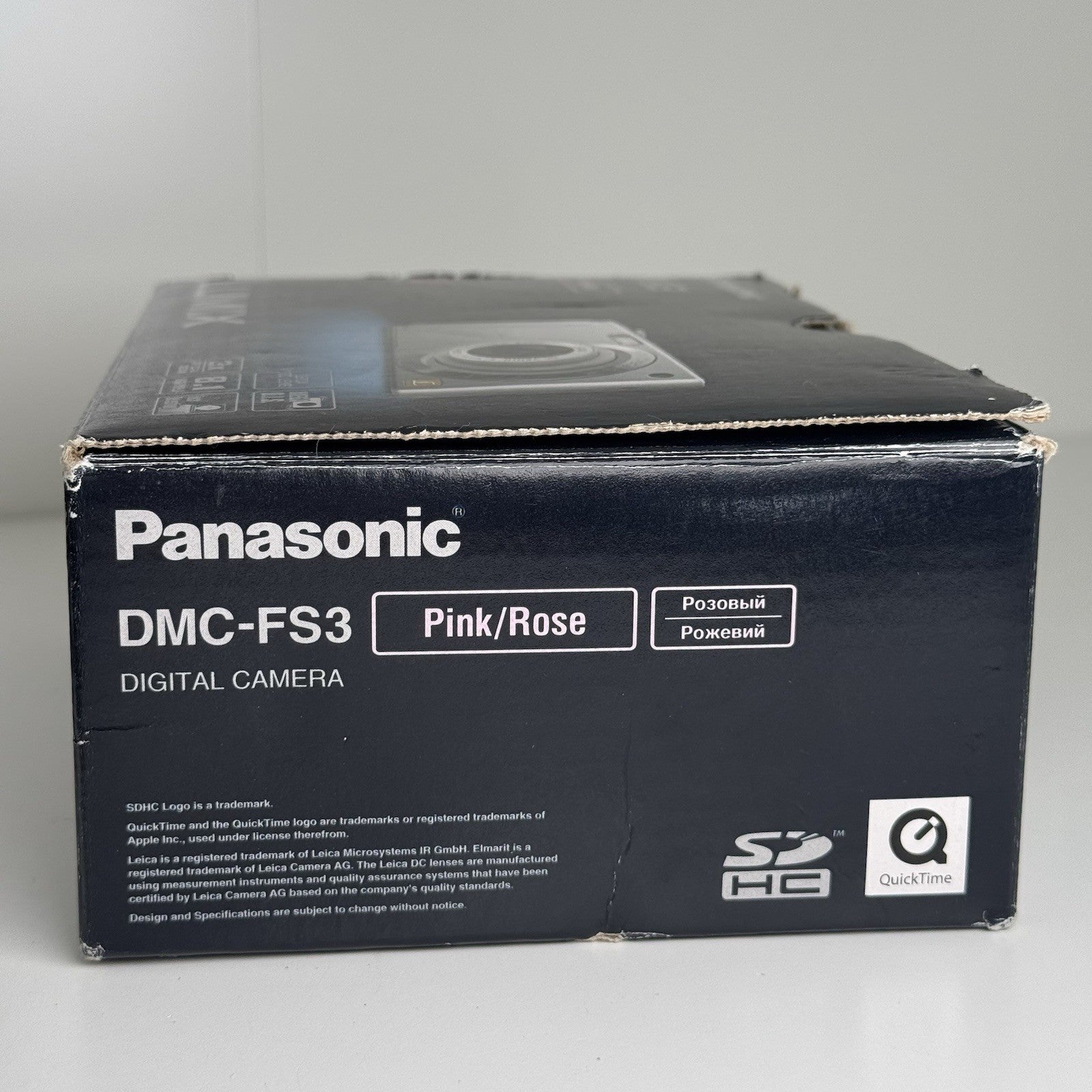 Panasonic Lumix DMC-FS3 Pink Compact Digital Camera