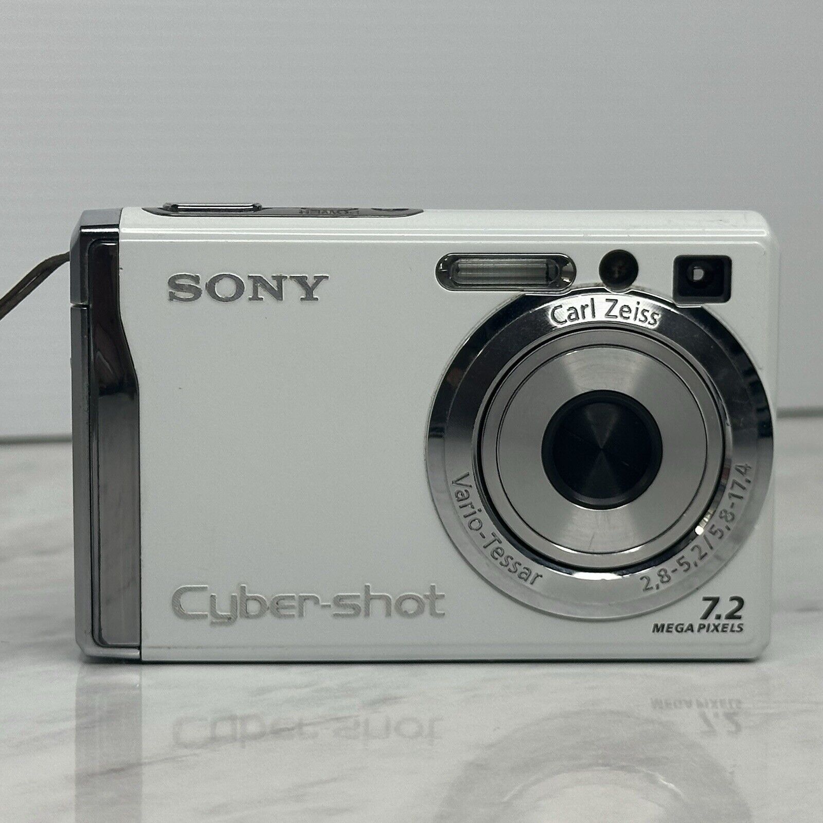Sony CyberShot Super Steady Shot DSC-W80 White Digital Camera