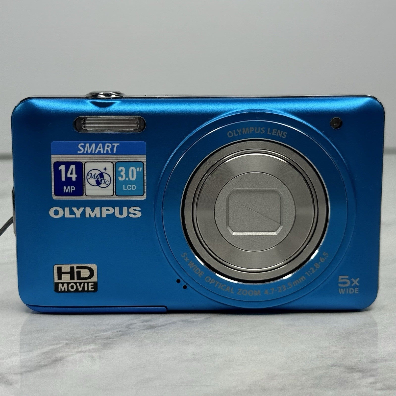 Olympus VG-140 Blue Compact Digital Camera