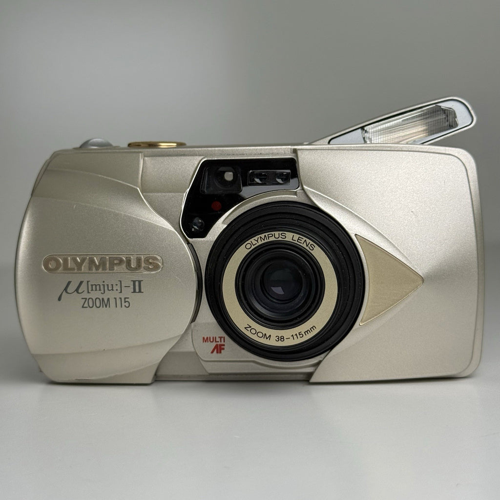 Olympus mju-II Zoom 115 Gold 35mm Film Camera