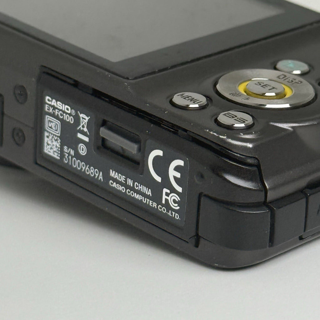 Casio Exilim EX-FC100 Black Grey Compact Digital Camera
