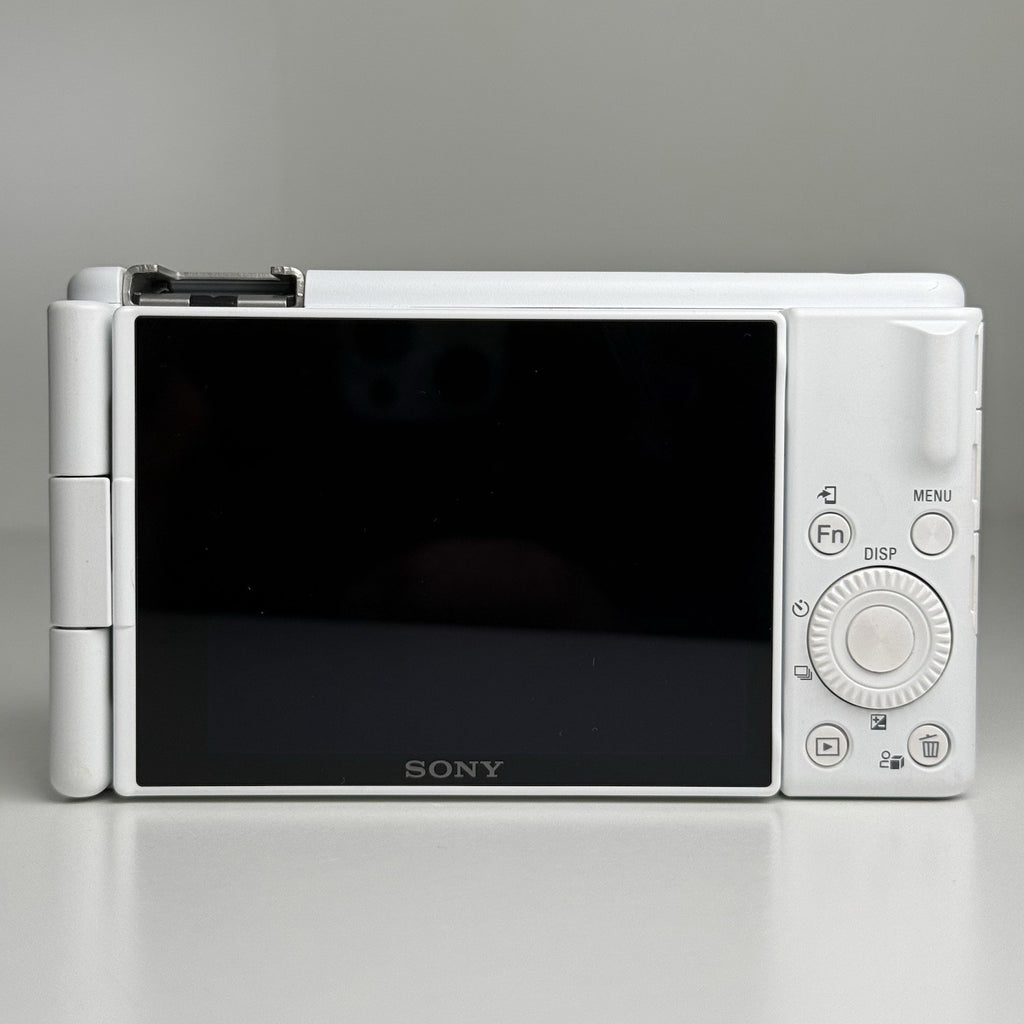 Sony ZV-1F White Compact Digital Vlog Camera with Box + More