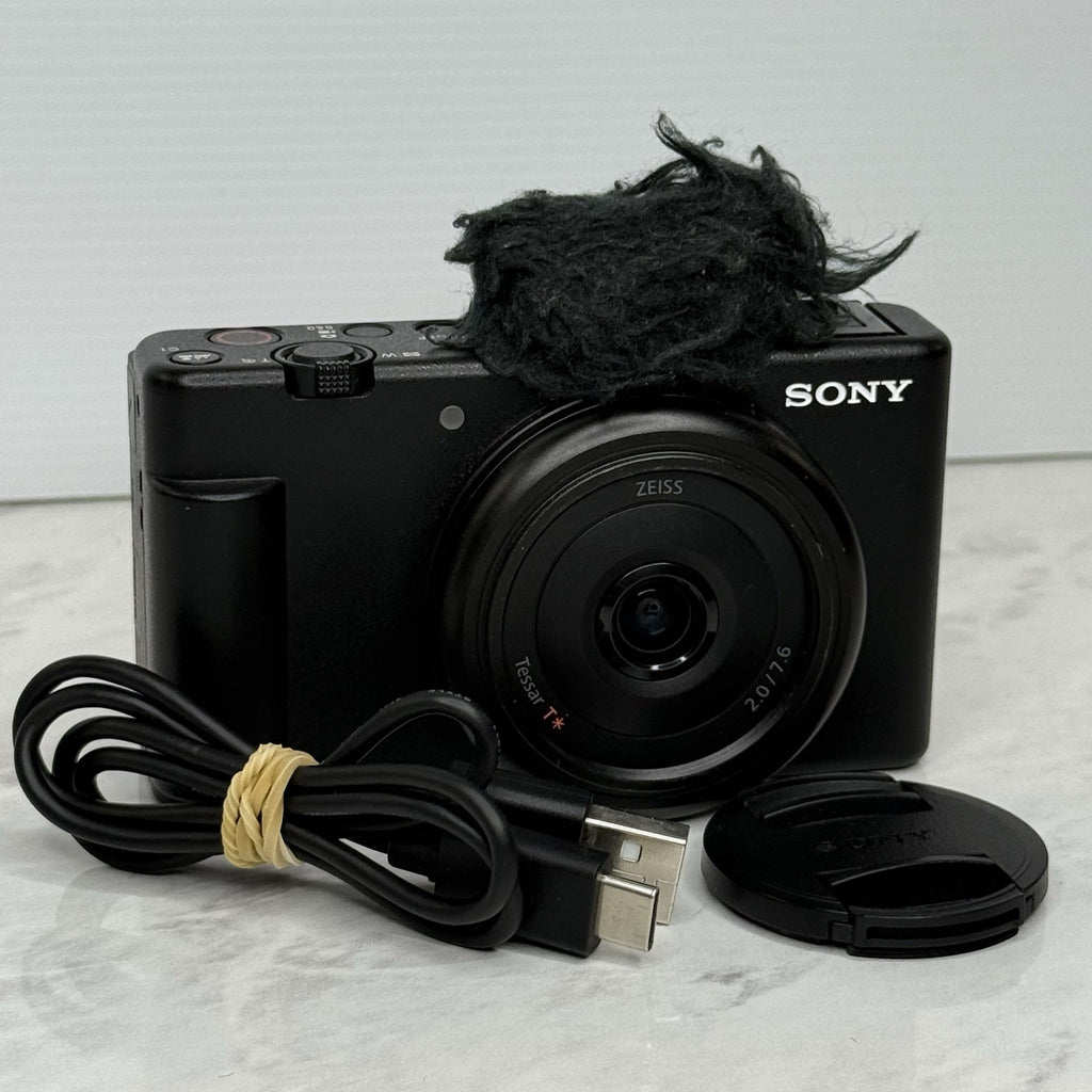 Sony ZV-1F Black Compact Digital Vlogging Camera 4K