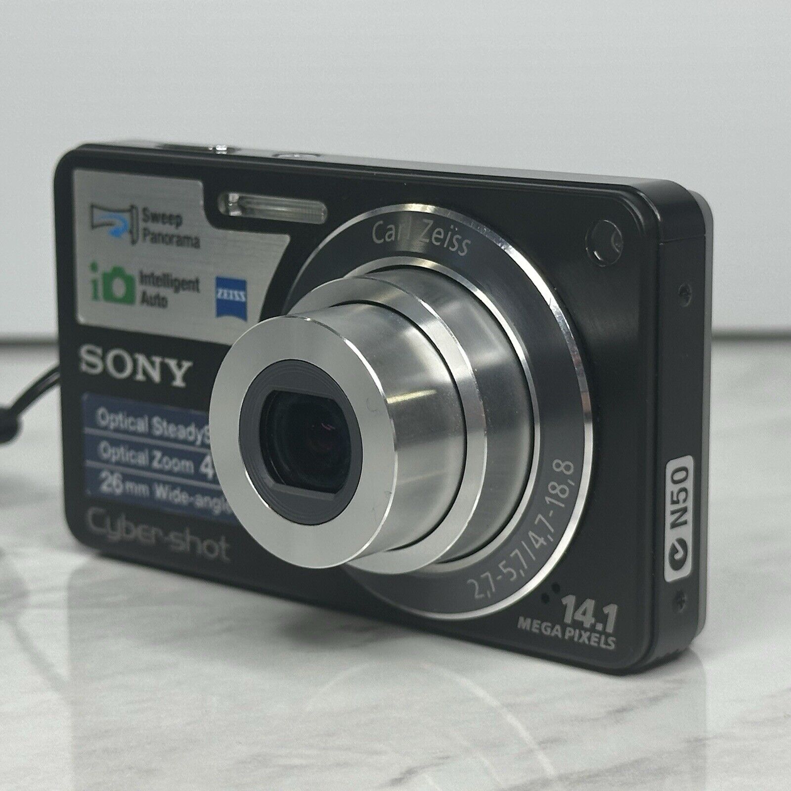 Sony CyberShot DSC-W350 Black Digital Camera