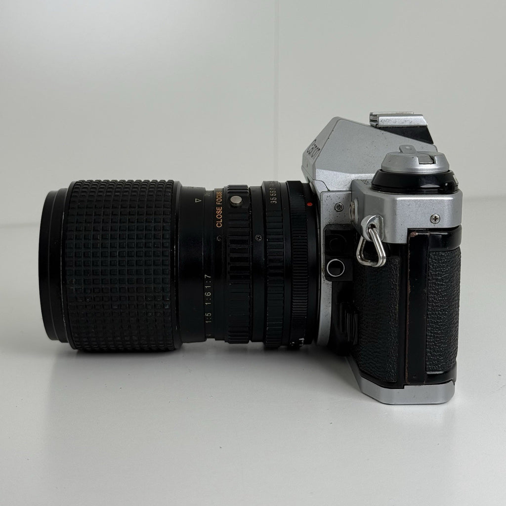 Canon AE-1 Program 35mm SLR Camera + 35-105mm RMC Tokina Lens