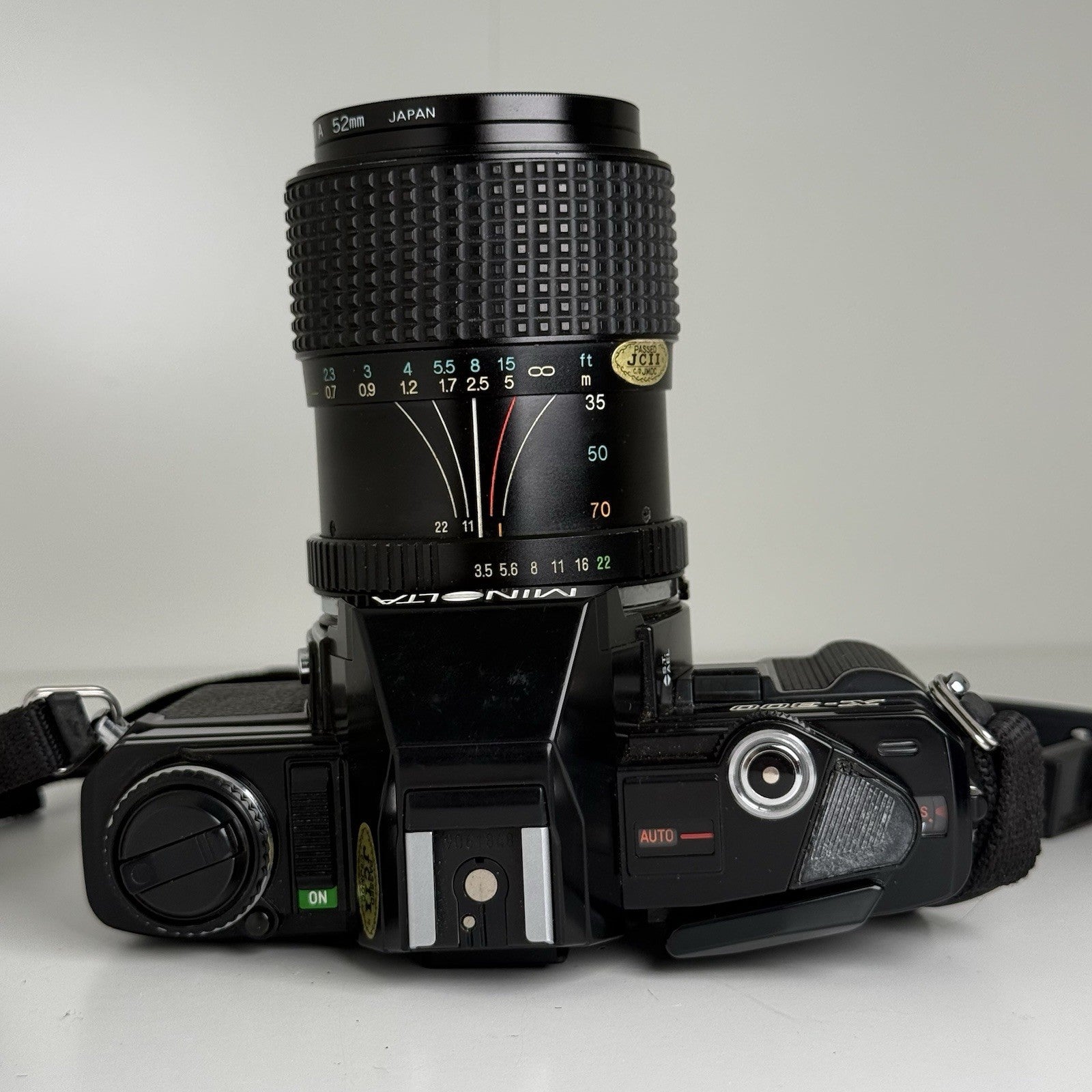 Minolta X-300 Black 35mm Film Camera & Tokina 35-70mm Lens UNTESTED