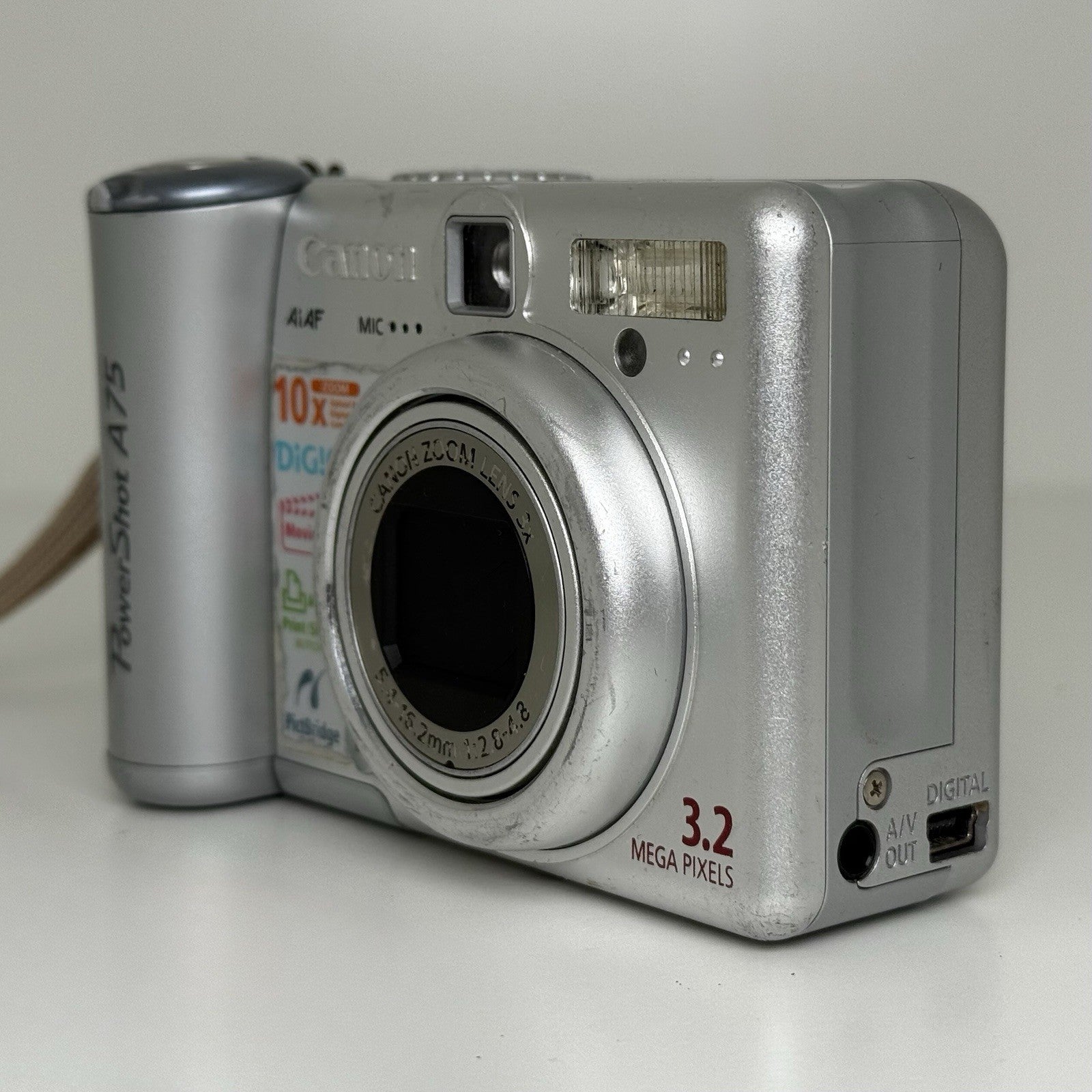 Canon PowerShot A75 Silver Compact Digital Camera PARTS!