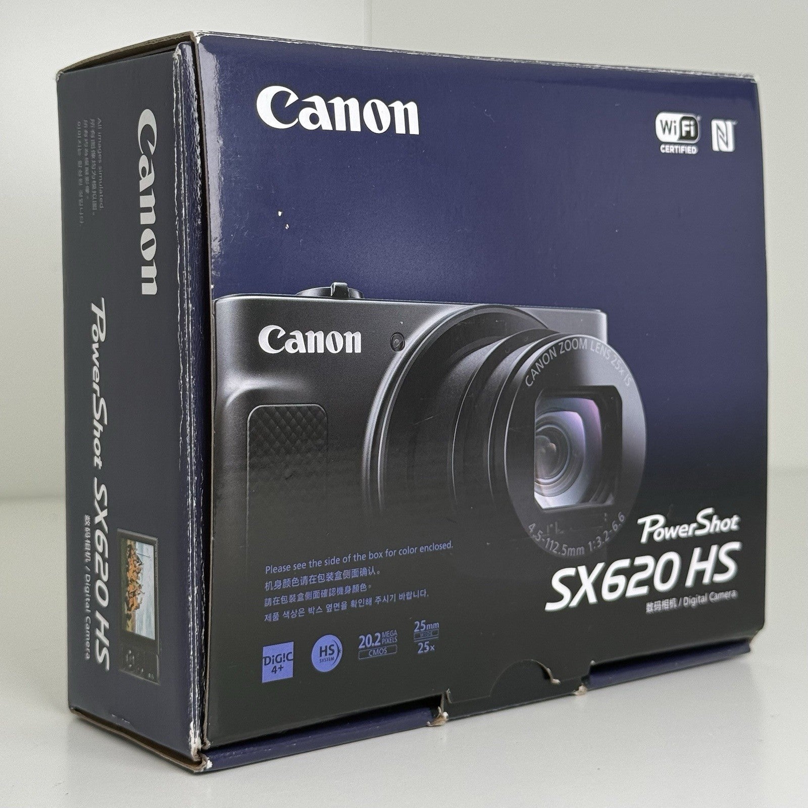Canon PowerShot SX620 HS Black Compact Digital Camera + Box