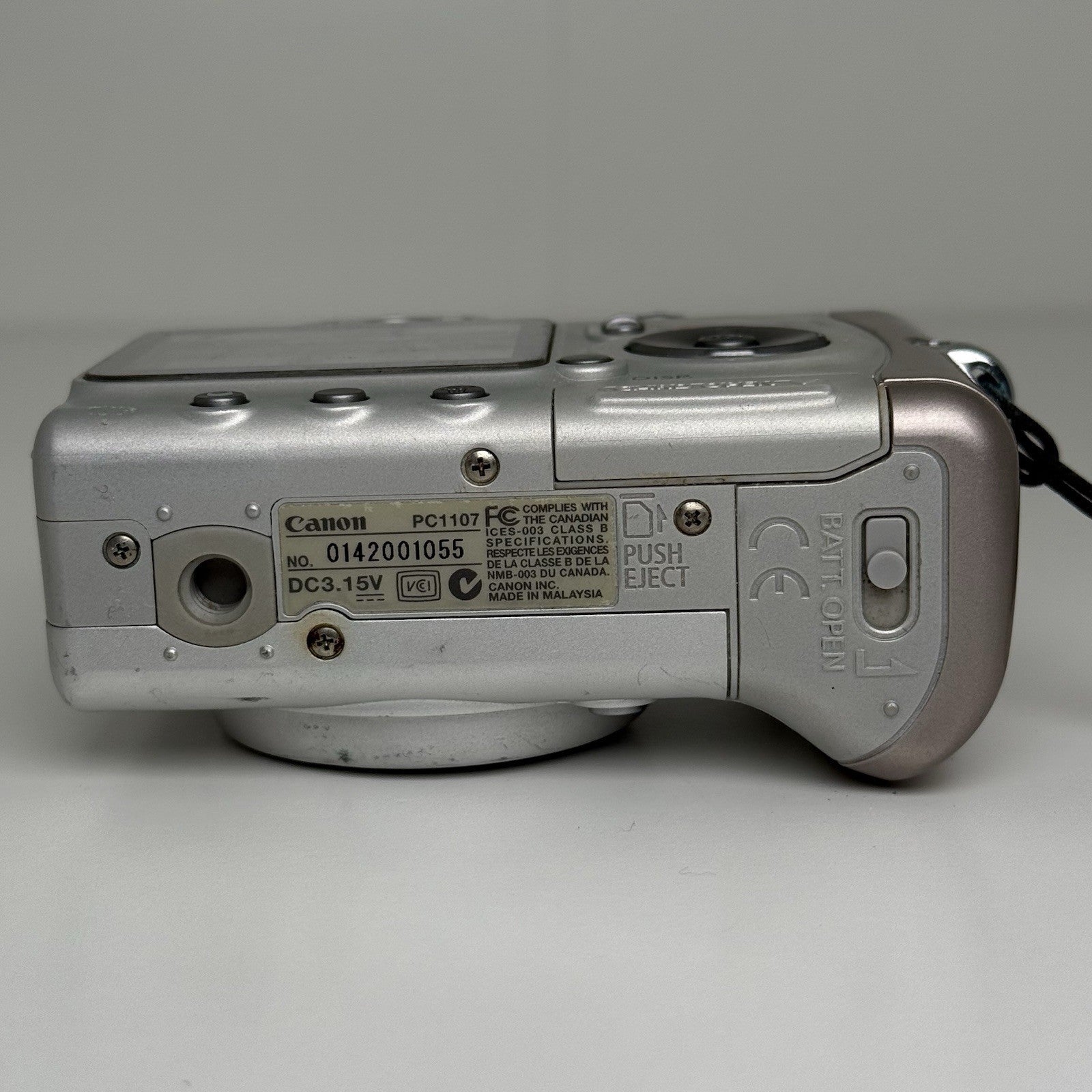 Canon PowerShot A510 Silver Compact Digital Camera FOR PARTS!