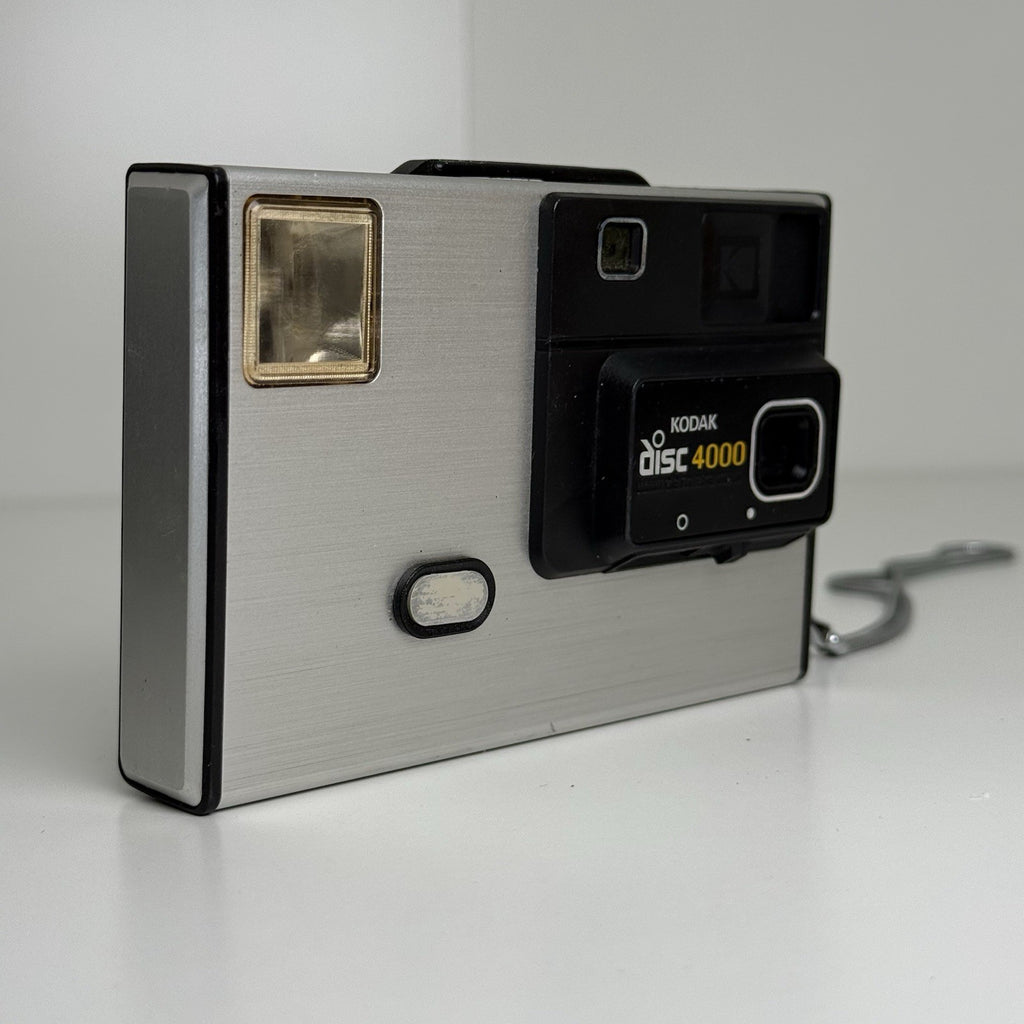 Kodak Disc 4000 Silver Compact Disc Camera with Disc Film & Box