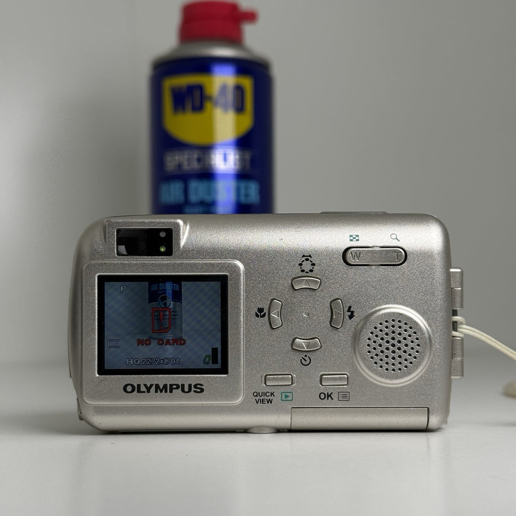 Olympus Stylus 410 Champagne Compact Digital Camera + Battery