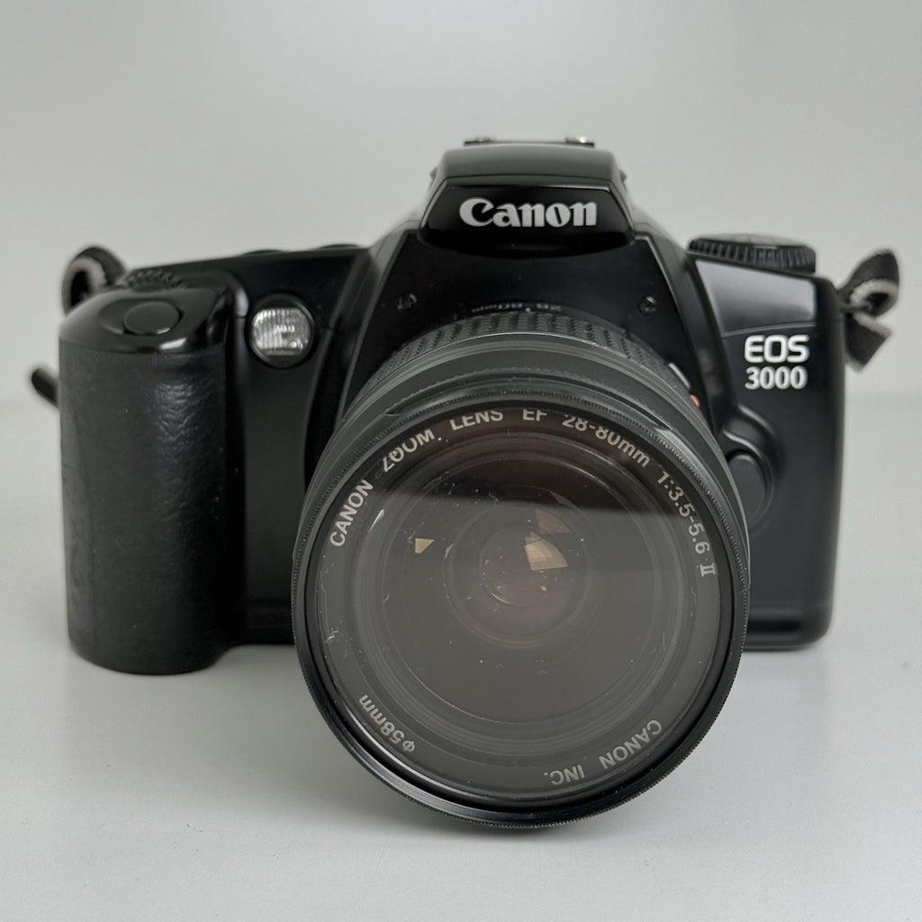 Canon EOS 3000 Black 35mm SLR Film Camera with 28-80mm Lens